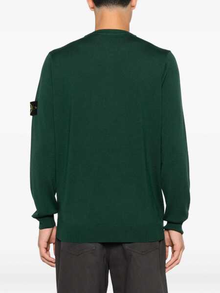 Bluze de trening Stone Island Jersey With Logo Patch GREEN Barbati (BM 19628279) 4