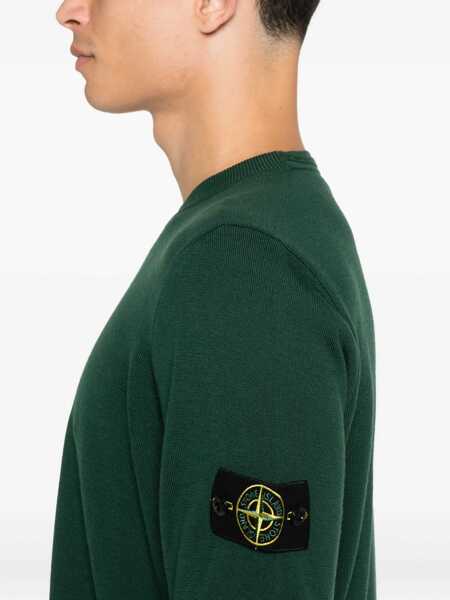 Bluze de trening Stone Island Jersey With Logo Patch GREEN Barbati (BM 19628279) 5