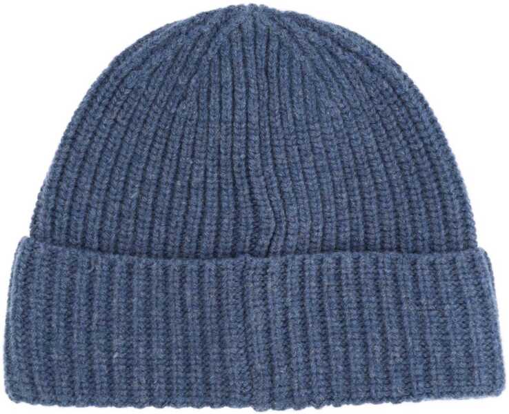 Sepci Stone Island Wool Cap BLUE Barbati (BM 19628300) 2