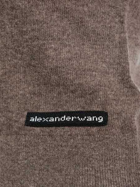 Tricouri Alexander Wang T-Shirt With Logo BROWN Femei (BM 19628468) 5