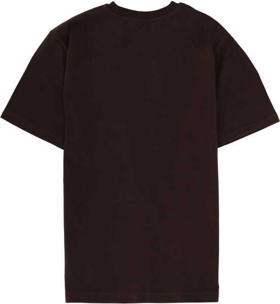 Tricouri ROTATE Birger Christensen T-Shirt With Logo BROWN Femei (BM 19628495) 2