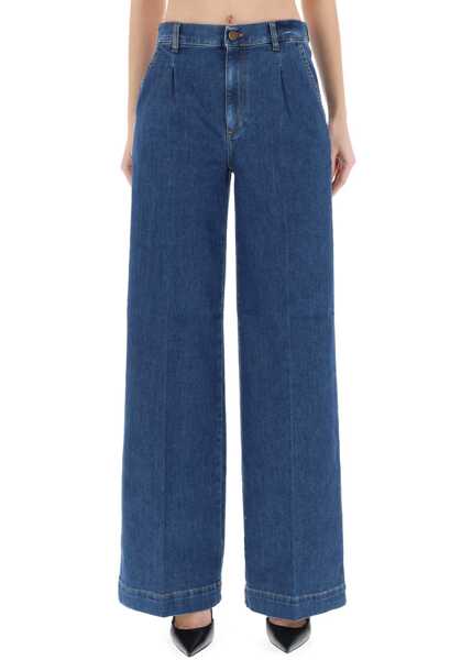 Blugi skinny PT TORINO Jeans Poppy BLUE Femei (BM 19628501) 4