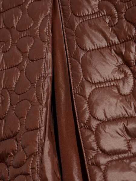 Jachete Ganni Quilted Midi Jacket BROWN Femei (BM 19628531) 5