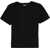 ROTATE Birger Christensen "Pointelle" T-Shirt BLACK