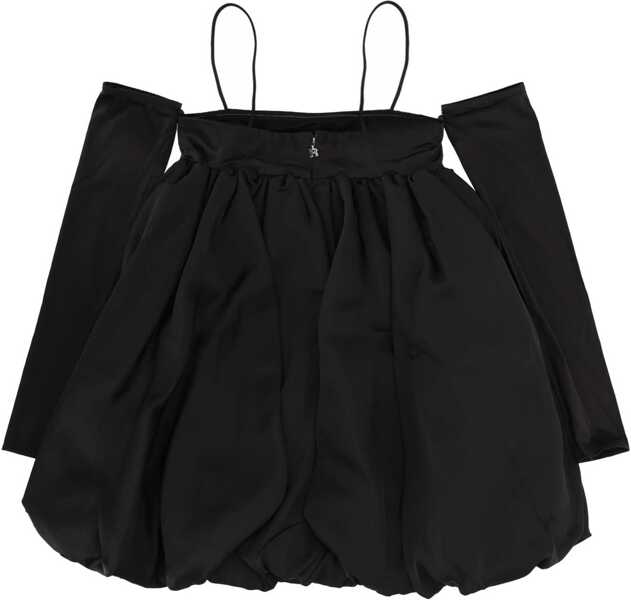 Rochii casual ROTATE Birger Christensen Mini Bubble Dress BLACK Femei (BM 19628552) 2