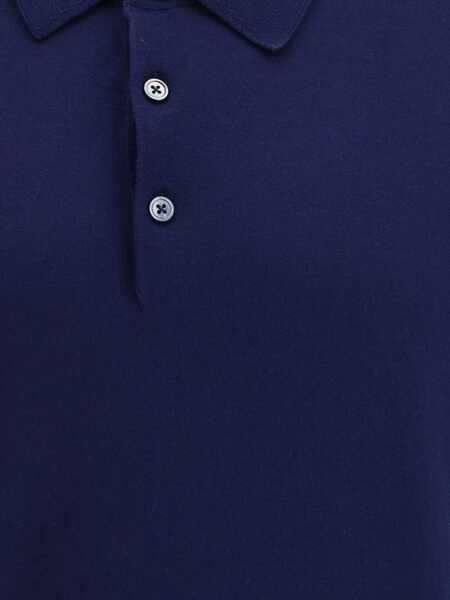 Tricouri Polo Tom Ford Long-sleeved Polo OCEAN CAVERN Barbati (BM 19628675) 3