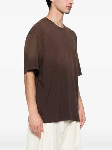 Tricouri AXEL ARIGATO Bubble Reverse T-shirt DARK BROWN Barbati (BM 19628690) 4