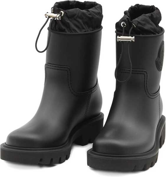 Incaltaminte Moncler Kickstream Rain Boots BLACK Femei (BM 19628696) 2