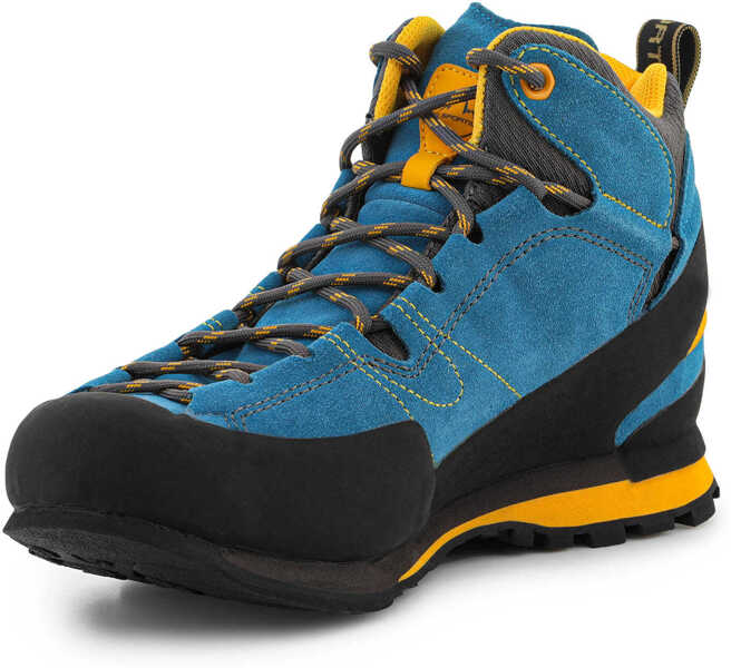 Incaltaminte trekking La Sportiva BOULDER X MID GTX BLUE/YELLOW Blue Barbati (BM 19628723) 4
