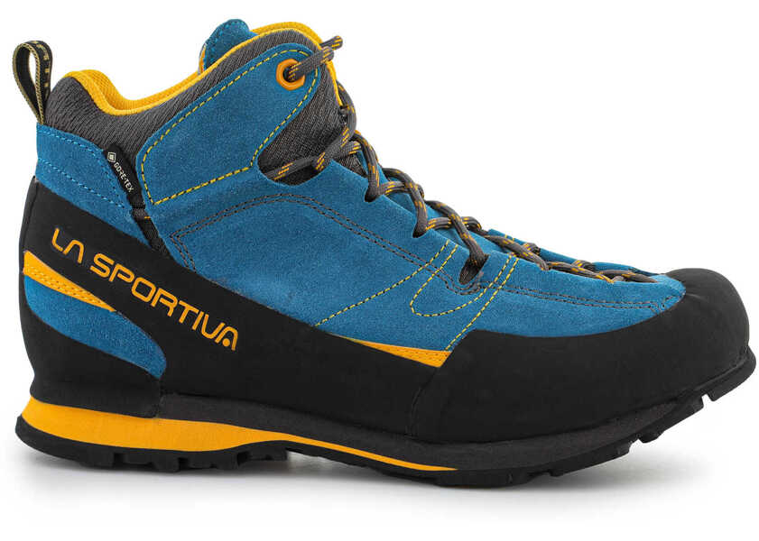 Incaltaminte trekking La Sportiva BOULDER X MID GTX BLUE/YELLOW Blue Barbati (BM 19628723) 5