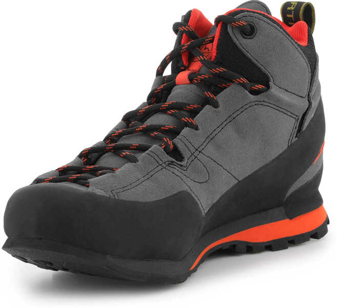 Incaltaminte trekking La Sportiva BOULDER X MID GTX CARBON/FLAME Grey Barbati (BM 19628726) 3