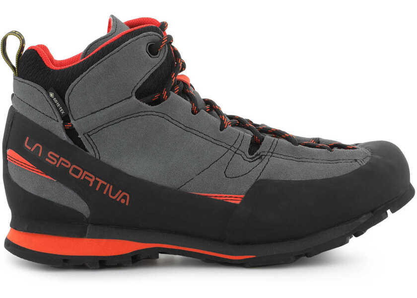 Incaltaminte trekking La Sportiva BOULDER X MID GTX CARBON/FLAME Grey Barbati (BM 19628726) 5
