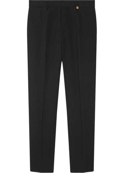Pantaloni casual Versace Formal wool Trousers BLACK Barbati (BM 19628744) 1