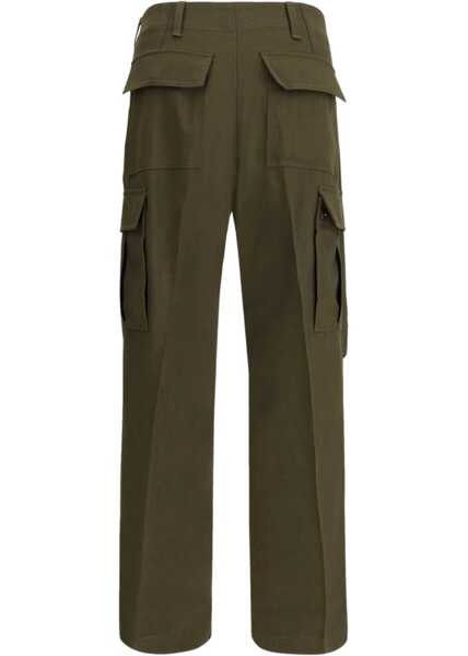 Pantaloni casual Tom Ford Cargo Trousers GREEN WOOD Barbati (BM 19628747) 2
