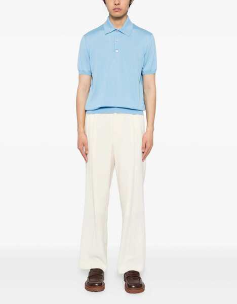 Tricouri Polo Tom Ford Cotton Polo TURQUOISE Barbati (BM 19628753) 2