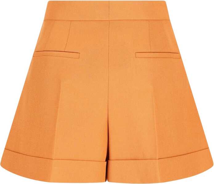 Pantaloni scurti Fendi Grain de Poudre wool Shorts RHUM-26 Femei (BM 19628765) 2
