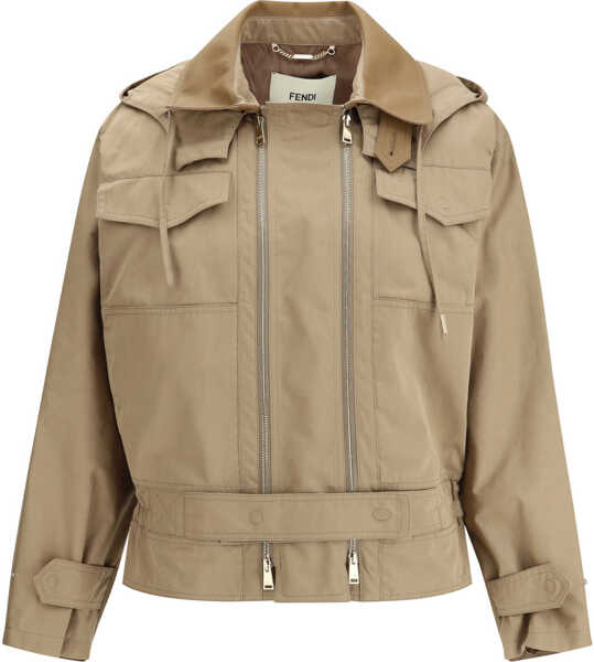 Jachete Fendi Cotton Blouson Jacket ORZO Femei (BM 19628768) 1