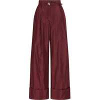Pantaloni casual Taffeta silk Trousers Femei