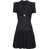 Rochii Balmain Flared knit mini Dress