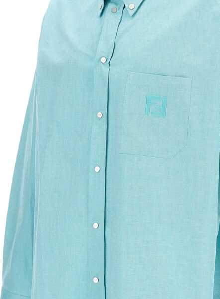 Camasi casual Fendi Oxford cotton Shirt GIADA Barbati (BM 19628807) 3