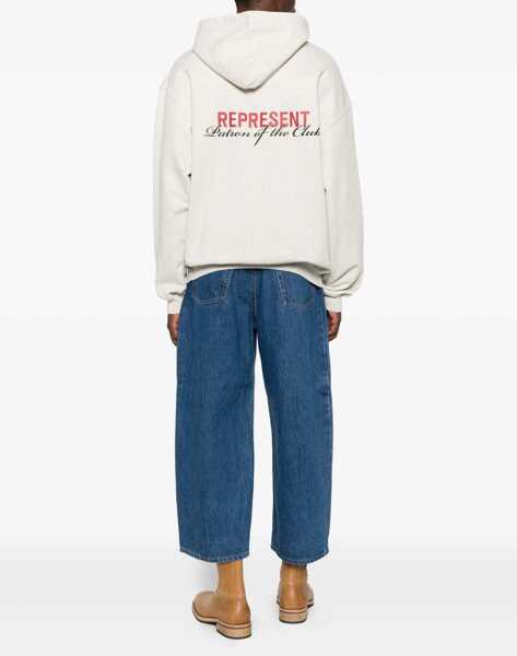 Bluze de trening REPRESENT Cotton Hoodie CREAM MARL Barbati (BM 19628816) 2