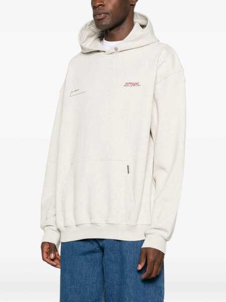 Bluze de trening REPRESENT Cotton Hoodie CREAM MARL Barbati (BM 19628816) 4