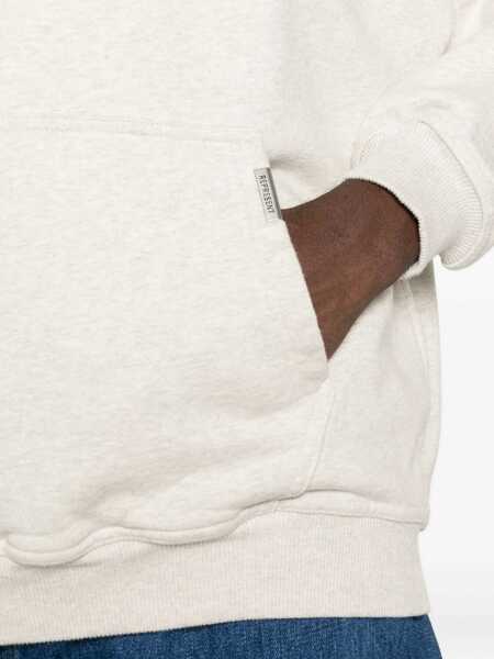 Bluze de trening REPRESENT Cotton Hoodie CREAM MARL Barbati (BM 19628816) 5