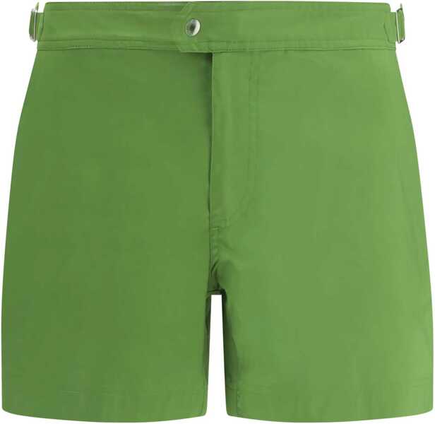 Sorturi de baie Tom Ford Swim Shorts in polyester ARTICHOKE GREEN Barbati (BM 19628825) 1