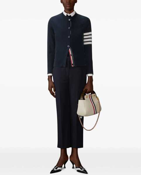 Cardigane Thom Browne Virgin wool Cardigan NAVY Femei (BM 19628831) 2