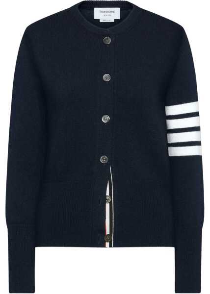 Cardigane Thom Browne Virgin wool Cardigan NAVY Femei (BM 19628831) 1