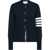 Thom Browne Virgin wool Cardigan NAVY