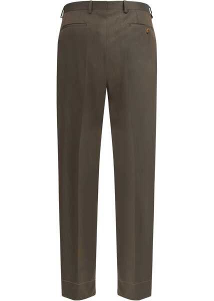 Pantaloni casual BRIONI Capri Trousers KAKI Barbati (BM 19628837) 2