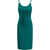 Versace Midi jersey Dress EMERALD