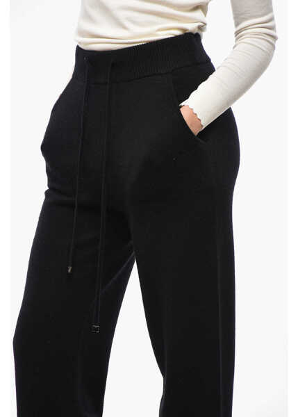 Pantaloni casual Max Mara S Max Mara Cashmere Blend Opera Pants Black Femei (BM 19628927) 3