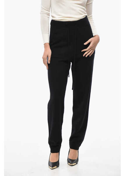 Pantaloni casual Max Mara S Max Mara Cashmere Blend Opera Pants Black Femei (BM 19628927) 1