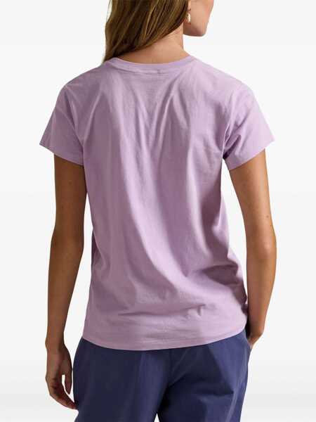 Tricouri Ralph Lauren Cotton crewneck t-shirt Purple Femei (BM 19628931) 4