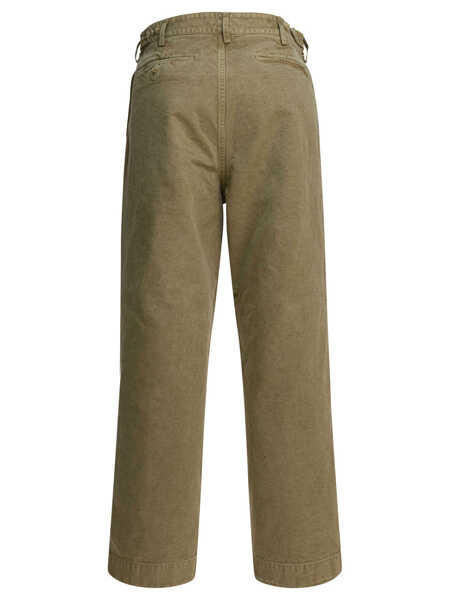 Pantaloni casual AURALEE Chino pants Green Barbati (BM 19628934) 2