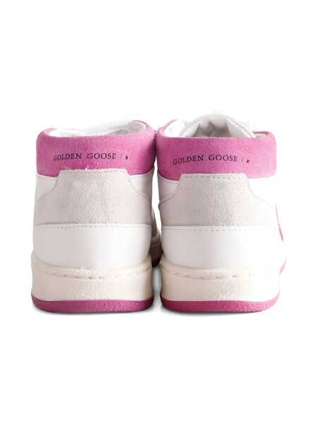 Sneakers Golden Goose SNEAKERS JUNE BASKET NAPPA UPPER SUEDE TOE STAR HEEL AND SPUR WHITE/PINK/GRAY White Fete (BM 19635810) 3