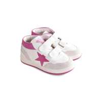 Sneakers SNEAKERS JUNE BASKET NAPPA UPPER SUEDE TOE STAR HEEL AND SPUR WHITE/PINK/GRAY Fete