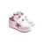Golden Goose SNEAKERS JUNE BASKET NAPPA UPPER SUEDE TOE STAR HEEL AND SPUR WHITE/PINK/GRAY White