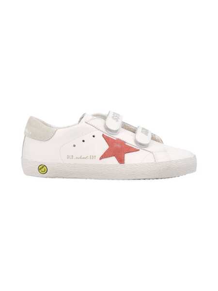 Sneakers Golden Goose SNEAKERS OLD SCHOOL LEATHER UPPER AND TOE SUEDE STAR AND HEEL WHITE/PEACH/EGGNOG White Fete (BM 19635813) 2