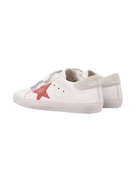 Sneakers Golden Goose SNEAKERS OLD SCHOOL LEATHER UPPER AND TOE SUEDE STAR AND HEEL WHITE/PEACH/EGGNOG White Fete (BM 19635813) 3