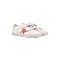 Sneakers SNEAKERS OLD SCHOOL LEATHER UPPER AND TOE SUEDE STAR AND HEEL WHITE/PEACH/EGGNOG Fete