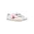 Golden Goose SNEAKERS OLD SCHOOL LEATHER UPPER AND TOE SUEDE STAR AND HEEL WHITE/PEACH/EGGNOG White