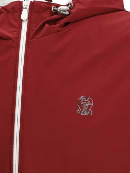 Jachete Brunello Cucinelli Waterproof Jacket with hood CILIEGIA Barbati (BM 19635821) 3