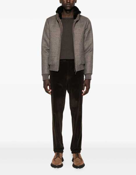 Geci de iarna Moorer Moorer hybrid Bomber TAUPE Barbati (BM 19635833) 2