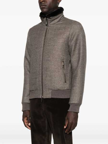 Geci de iarna Moorer Moorer hybrid Bomber TAUPE Barbati (BM 19635833) 3