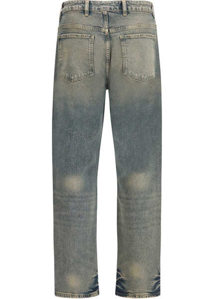 Blugi REPRESENT R2 Straight Leg Jeans BLUE CREAM Barbati (BM 19635839) 2