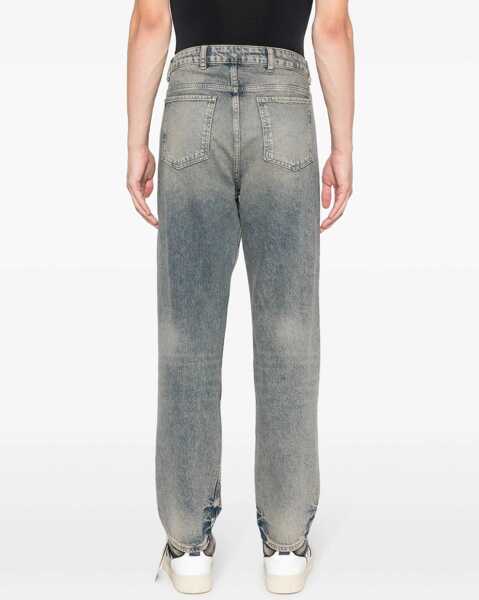 Blugi REPRESENT R2 Straight Leg Jeans BLUE CREAM Barbati (BM 19635839) 4