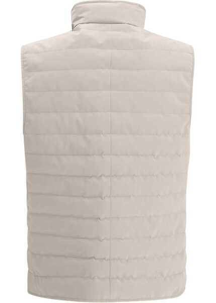 Geci de iarna Brunello Cucinelli Quilted Vest Jacket BROWN FREDDOPANAMA Barbati (BM 19635857) 2